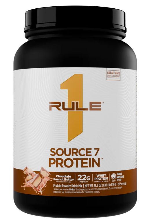 SOURCE 7 PROTEIN 1.8LB (Chocolate Peanut Butter) - Rule 1