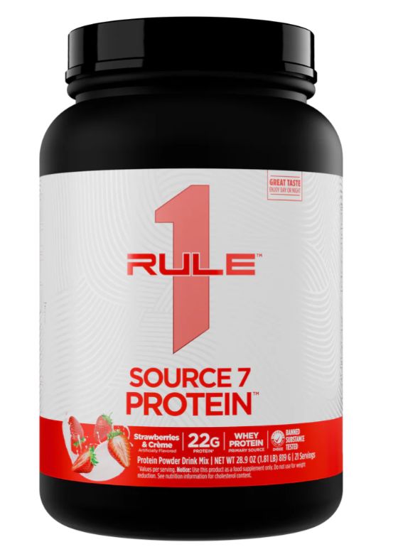 SOURCE 7 PROTEIN 1.8LB (Strawberries and Creme) - Rule 1