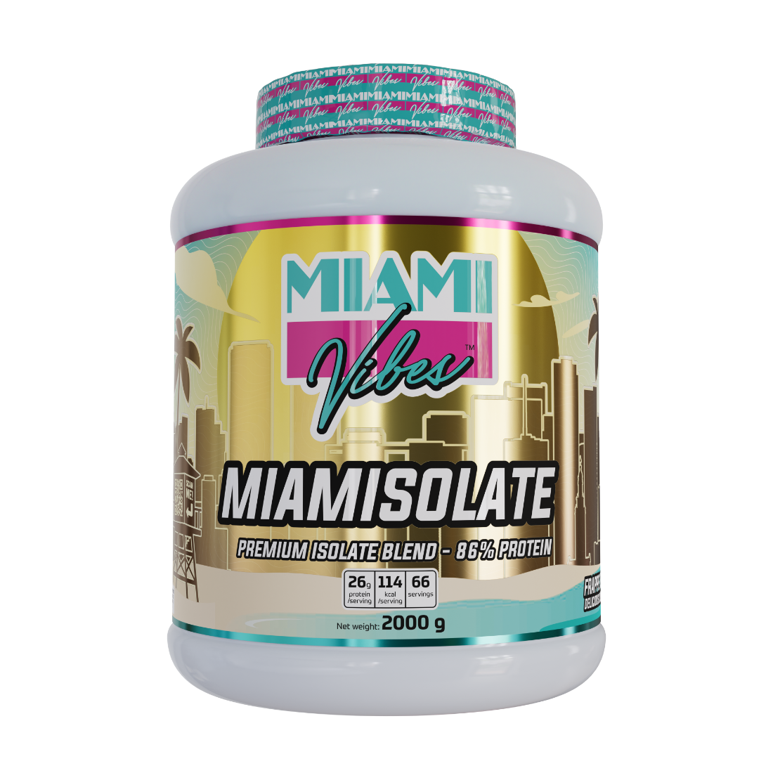 MIAMISOLATE 2000g (frappe) - Miami Vibes