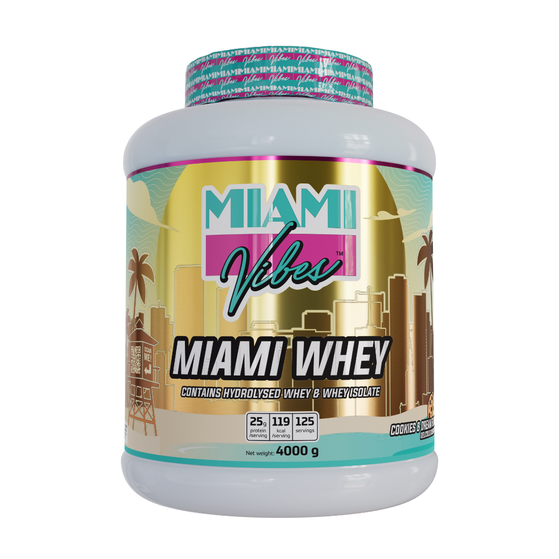 MIAMI WHEY 4000g (chocolate fusion) - Miami Vibes