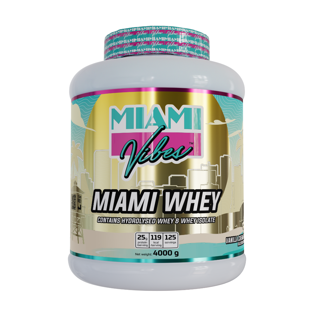 MIAMI WHEY 4000g (vanilla) - Miami Vibes