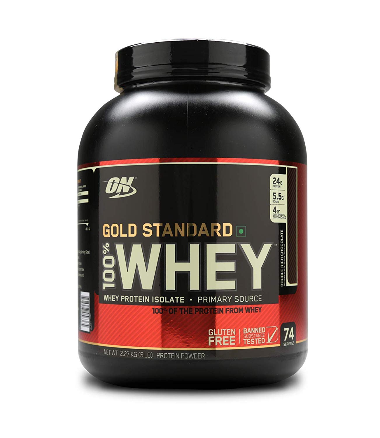 100% Whey Gold Standard 5lb french van. - ON