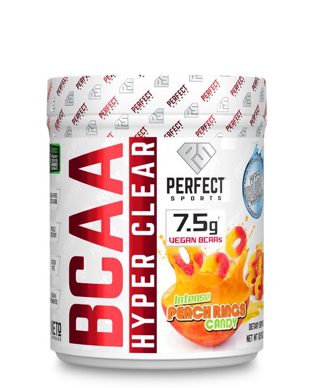 BCAA Hyper Clear Intense Peach Rings Candy - PERFECT Sports