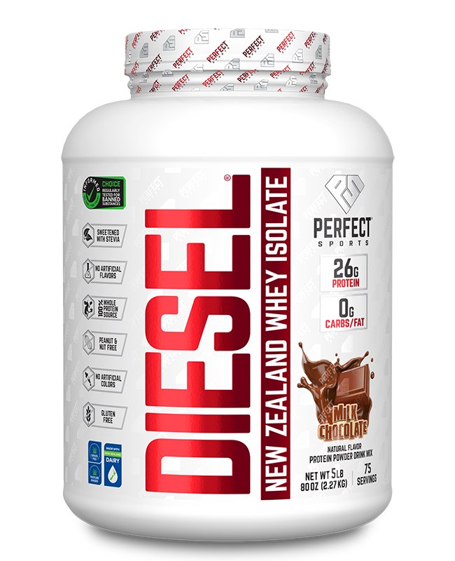 DIESEL New Zealand Whey Isolate 5lbs Milk Chocolate - PERFECT Sports