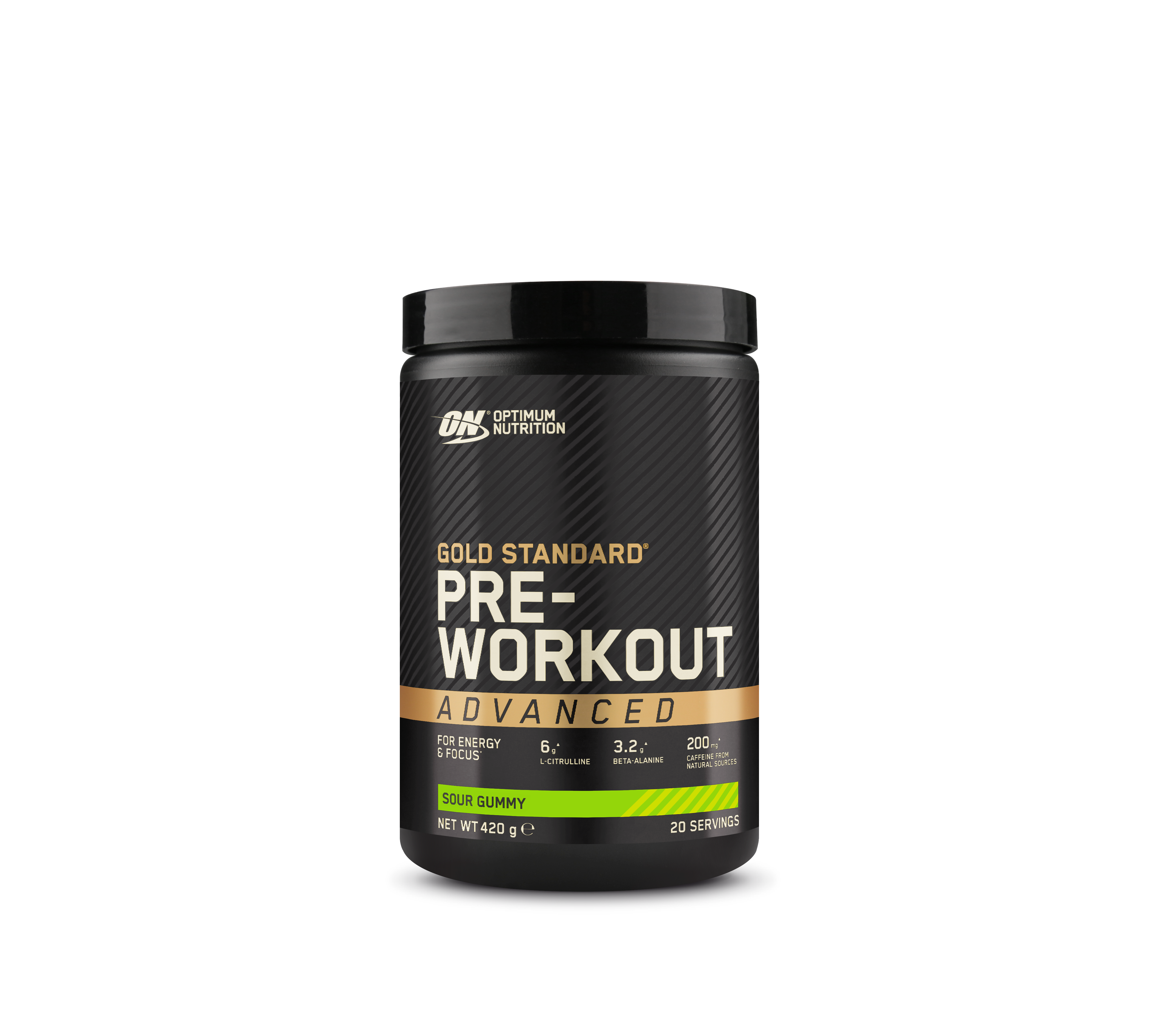 GOLD STANDARD PRE-WORKOUT Advanced sour gummy - ON