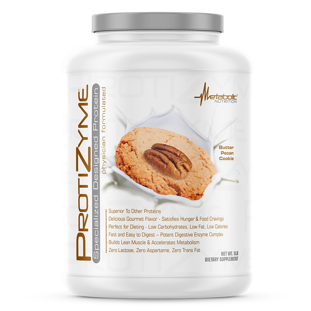 PROTIZYME 5lb butter pecan cook - Metabolic Nutrition