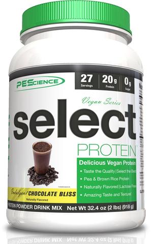 SELECT Vegan Protein 27serv. (Chocolate) - PEScience