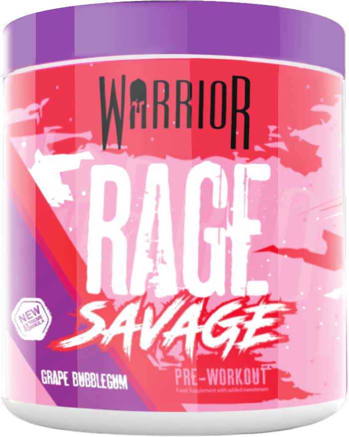 WARRIOR RAGE SAVAGE 40serv. - grape bubblegum