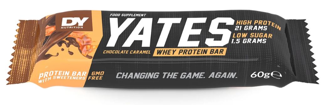 YATES BAR 60g chocolate caramel - DY Nutrition