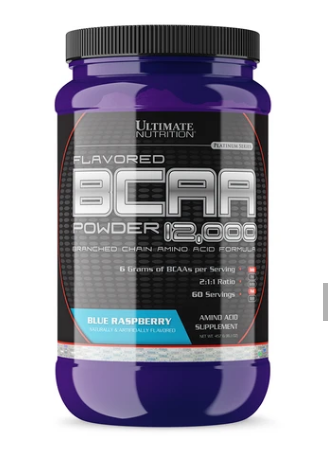 BCAA 12,000 POWDER 457g blue raspberry - Ultimate Nutrition