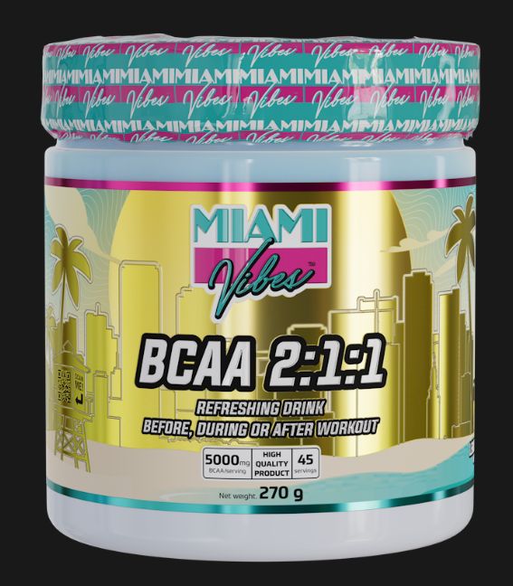BCAA 2:1:1 270g (lemon) - Miami Vibes