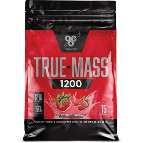 TRUE-MASS 1200 (10lbs) straw - BSN