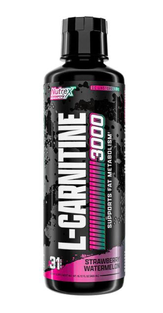 LIQUID CARNITINE 3000 31serv. strawberry watermelon - NUTREX