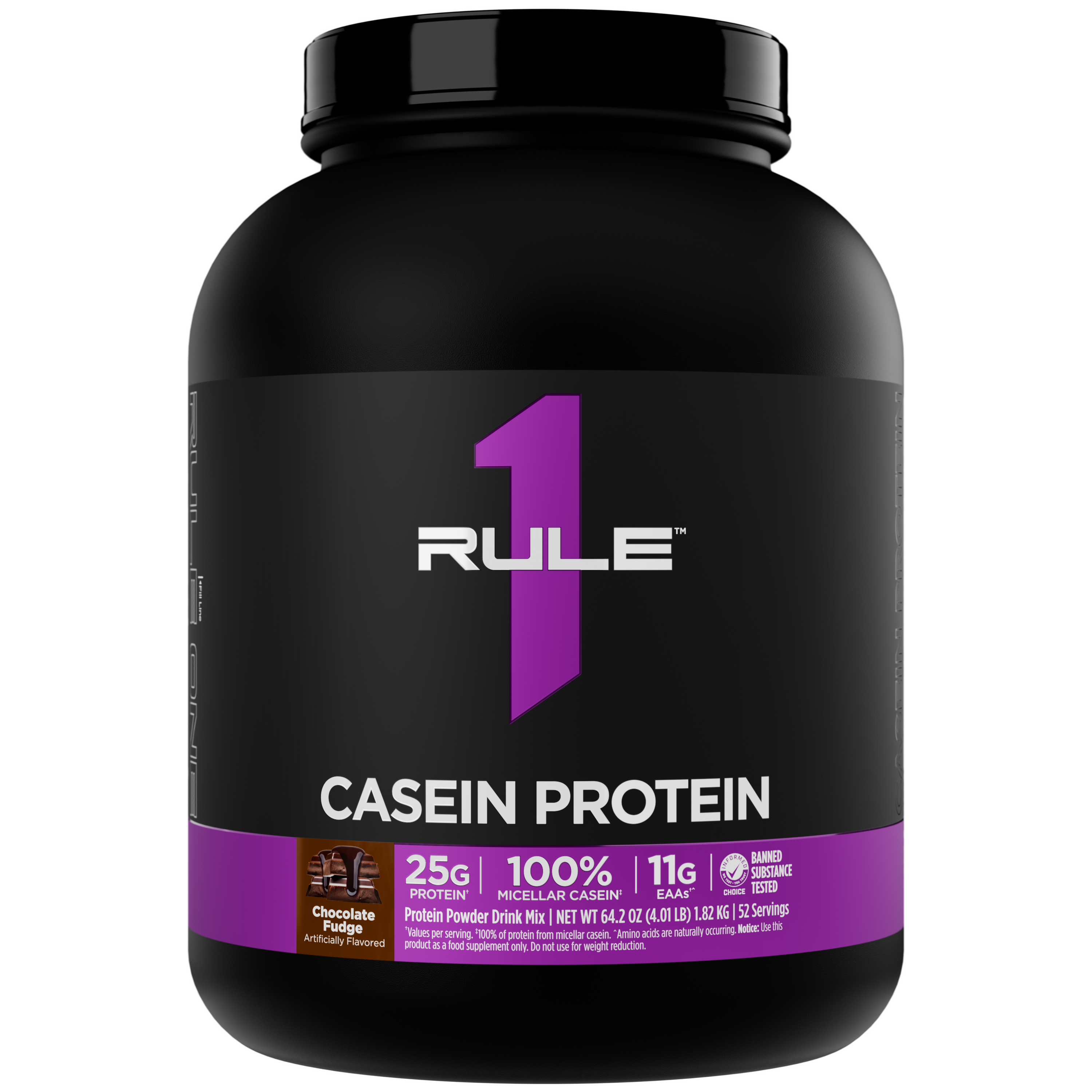 CASEIN PROTEIN 4LB (Chocolate Fudge) - Rule 1