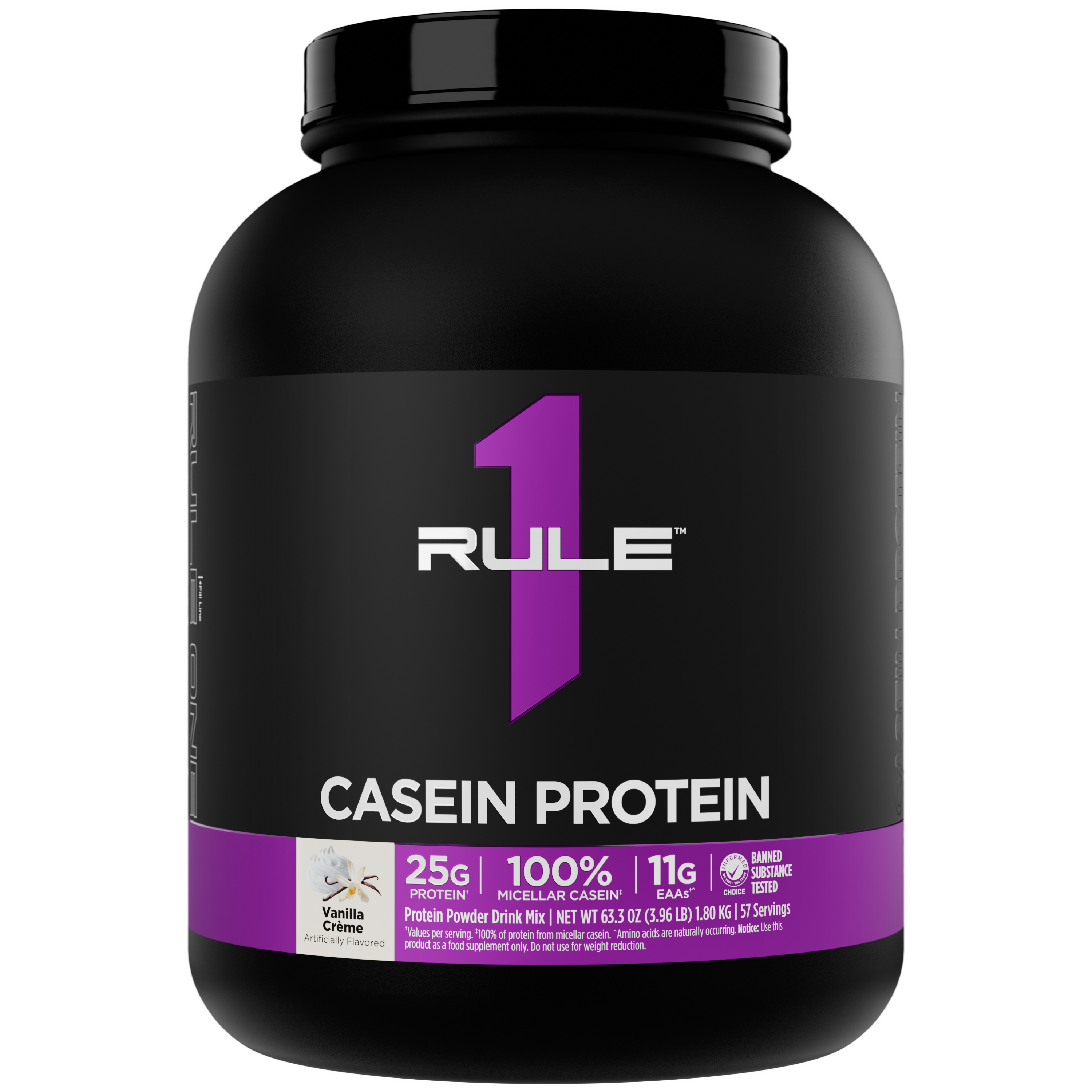 CASEIN PROTEIN 4LB (Vanilla Creme) - Rule 1