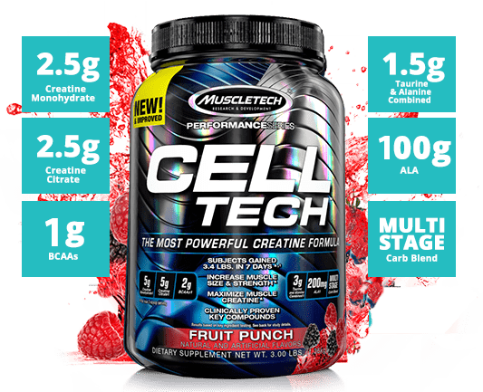 CELL-TECH Performance 3lb fruit punch - MT