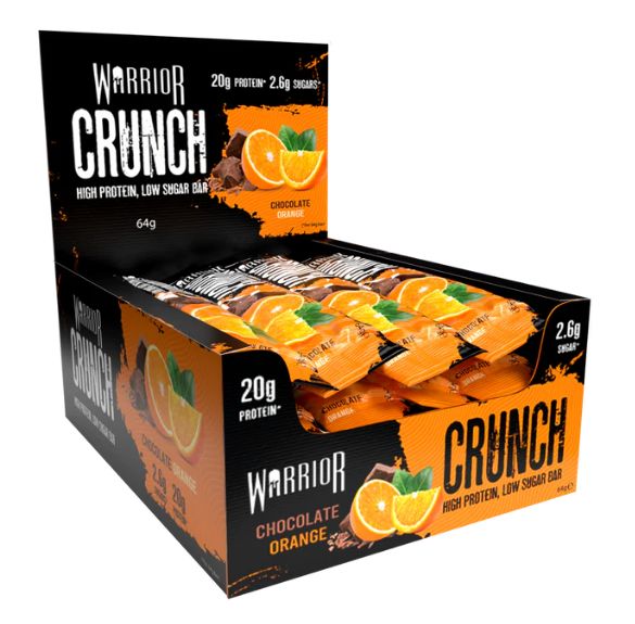 WARRIOR CRUNCH PROTEIN BAR 64g - chocolate orange
