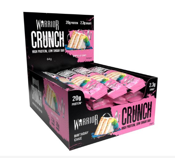 WARRIOR CRUNCH PROTEIN BAR 64g - birthday cake