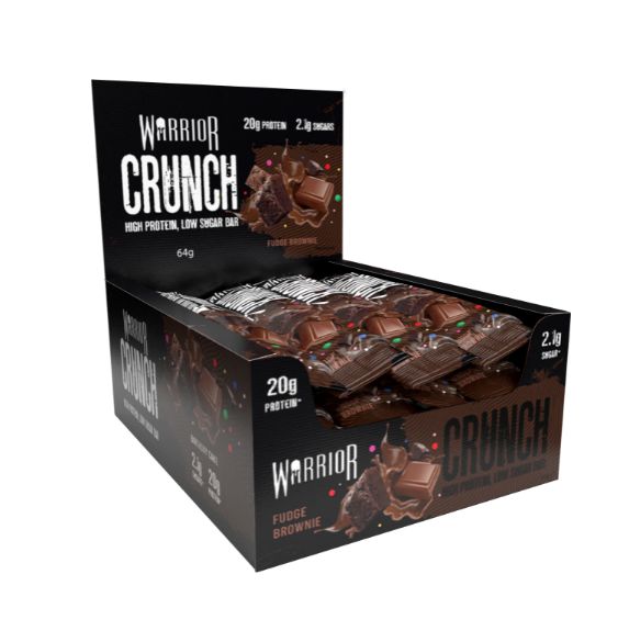 WARRIOR CRUNCH PROTEIN BAR 64g - fudge brownie