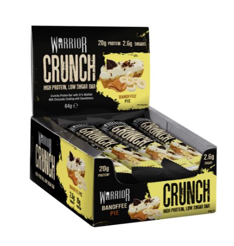 WARRIOR CRUNCH PROTEIN BAR 64g - banoffee pie