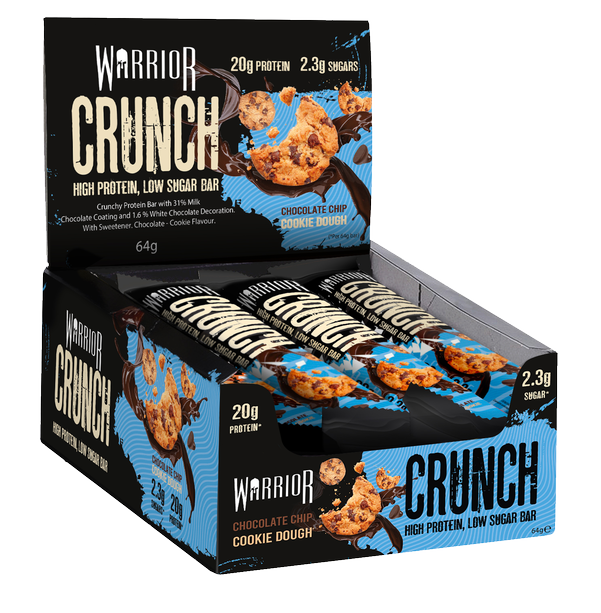 WARRIOR CRUNCH PROTEIN BAR 64g - chocolate chip cookie dough