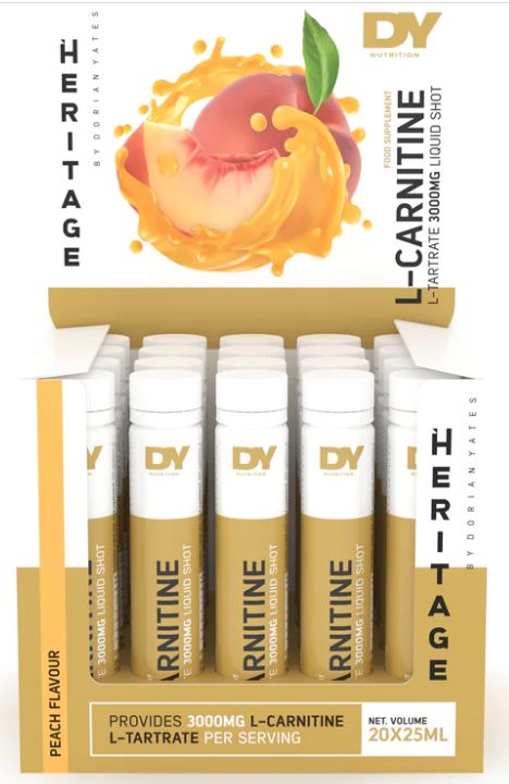 L-CARNITINE 20x25ml peach - DY Nutrition