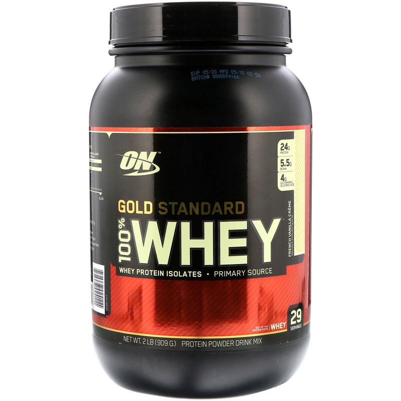 100% Whey Gold Standard 2lb fr.van. - ON