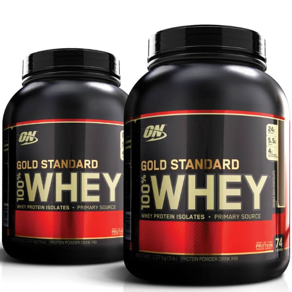 100% Whey Gold Standard 5lb banana - ON