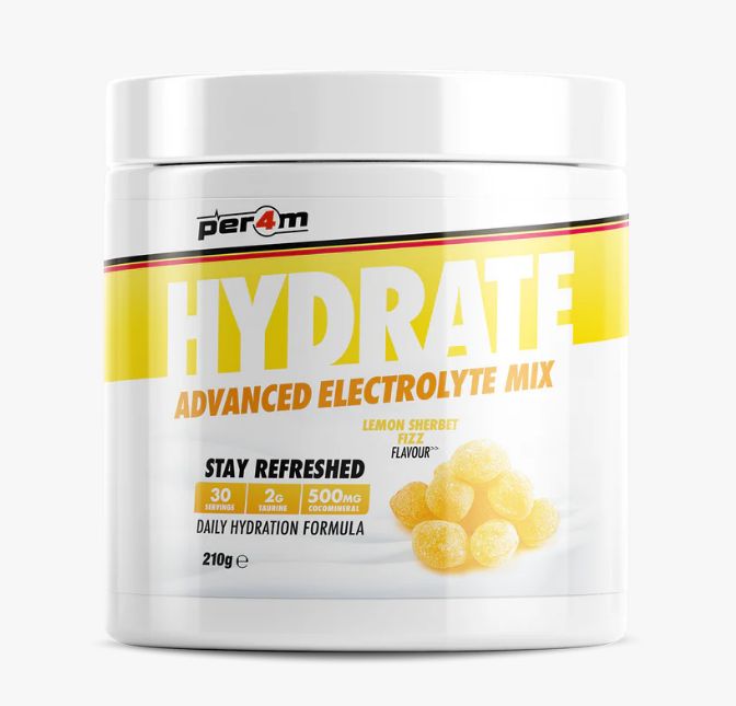 HYDRATE ELECTROLYTE MIX 210g (lemon sherbet) - PER4M