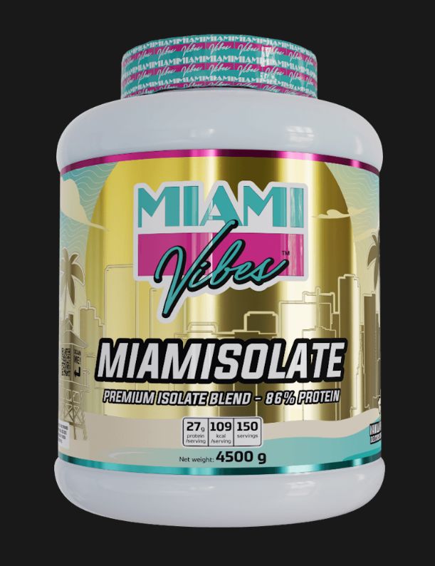 MIAMISOLATE 4500g (vanilla) - Miami Vibes