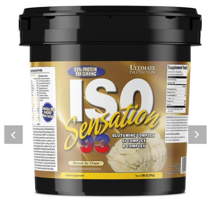 ISO SENSATION® 93 5lb Banana - Ultimate Nutrition