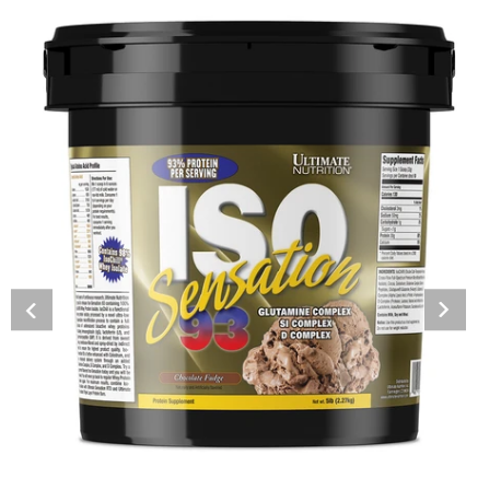 ISO SENSATION® 93 5lb Chocolate Fudge - Ultimate Nutrition