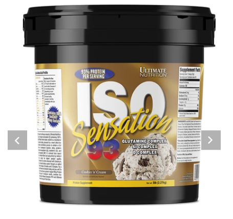 ISO SENSATION® 93 5lb Cookies n Cream - Ultimate Nutrition