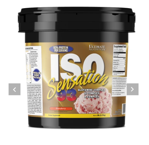 ISO SENSATION® 93 5lb Strawberry - Ultimate Nutrition