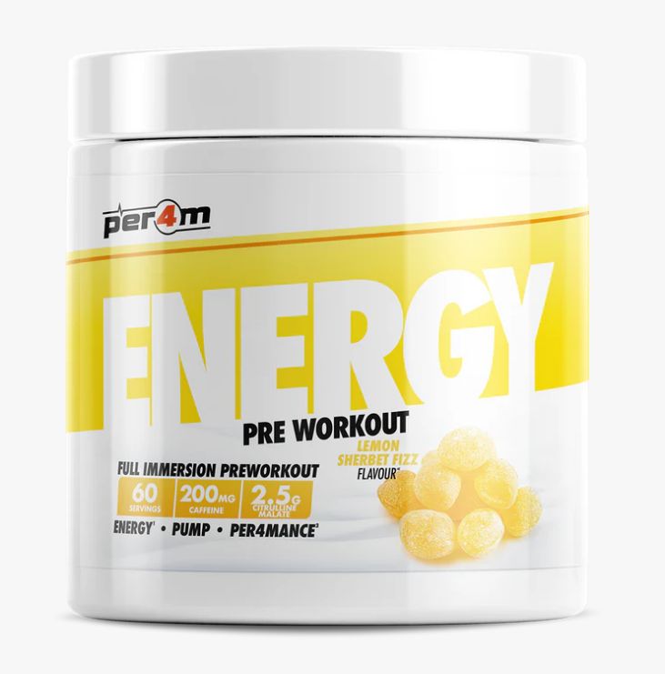 ENERGY PRE-WORKOUT (lemon sherbet) - PER4M