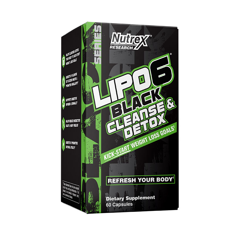 LIPO-6 BLACK CLEANSE & DETOX 60caps. - NUTREX