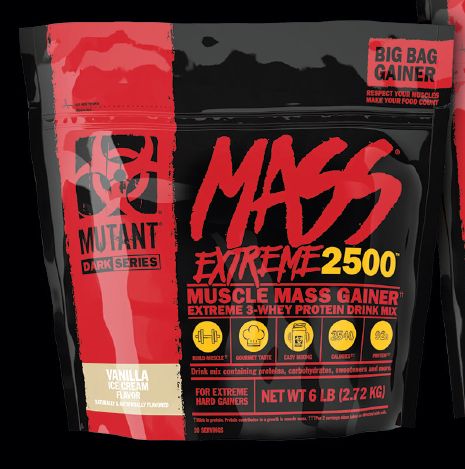 Mutant MASS EXTREME 2500 6lb/2.72kg - cookies & cream