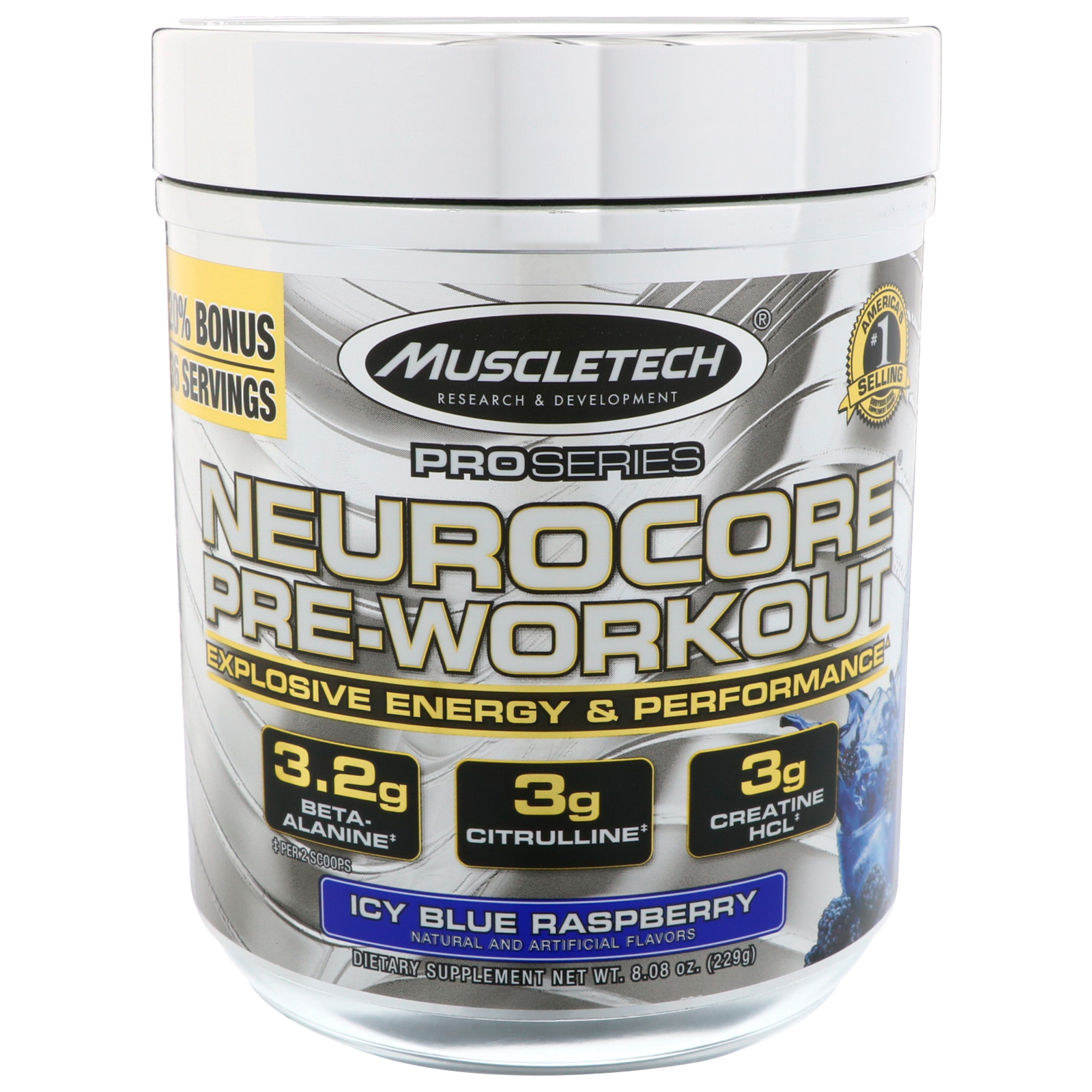 NEUROCORE PreWorkout 50serv. Blue Rasp. MT