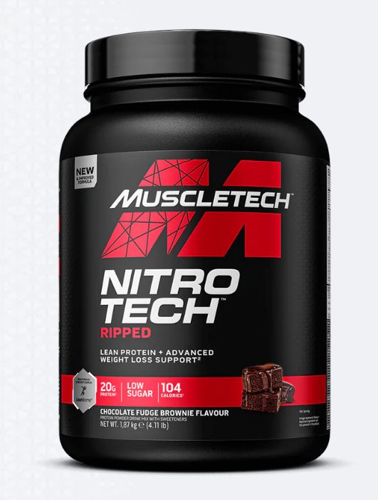 NITRO-TECH Ripped 4lbs. (choco fudge brownie) - MuscleTech