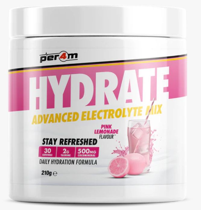HYDRATE ELECTROLYTE MIX 210g (pink lemonade) - PER4M