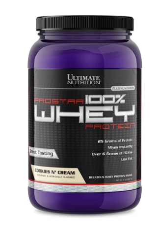 PROSTAR 100% WHEY PROTEIN 2lb cookies n cream - Ultimate Nutrition