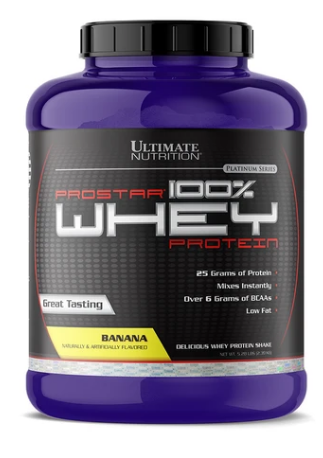 PROSTAR 100% WHEY PROTEIN 5.28lb banana - Ultimate Nutrition