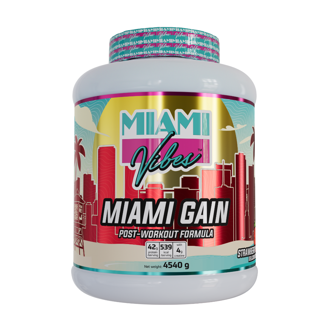 MIAMI GAIN 4540g (strawberry) - Miami Vibes