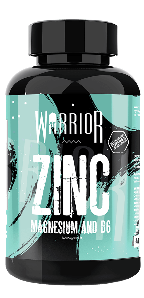 WARRIOR ZINC MAGNESIUM AND B6 - 60tabs.