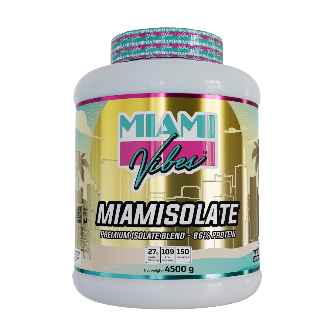 MIAMISOLATE 4500g (vanilla) - Miami Vibes