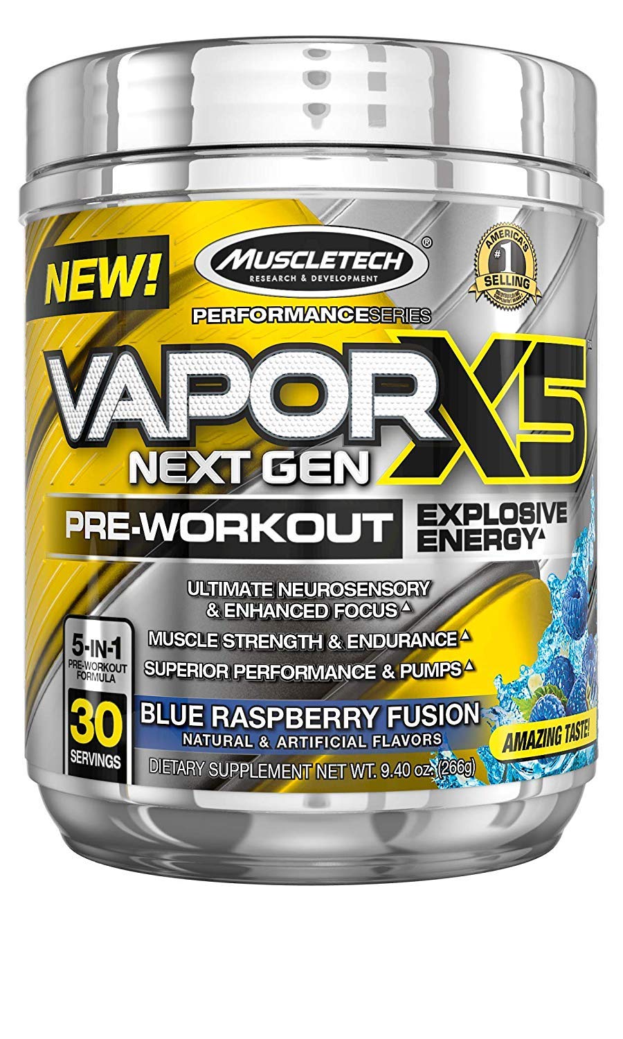 VAPOR X5 Next Gen 30serv. Blue Rasp. - MT