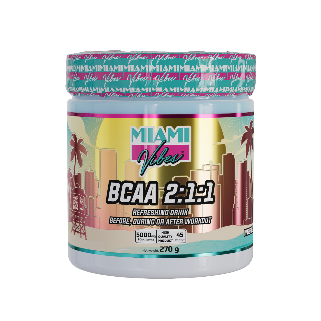 BCAA 2:1:1 270g (watermelon) - Miami Vibes