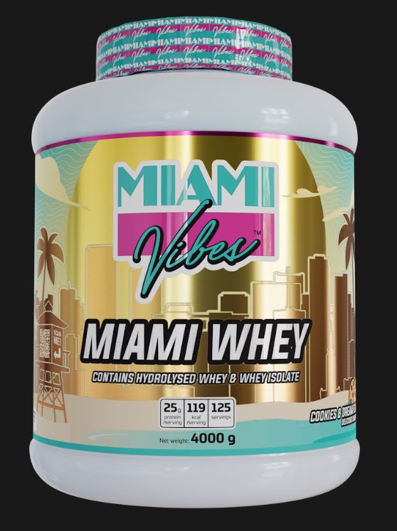 MIAMI WHEY 4000g (cookies) - Miami Vibes