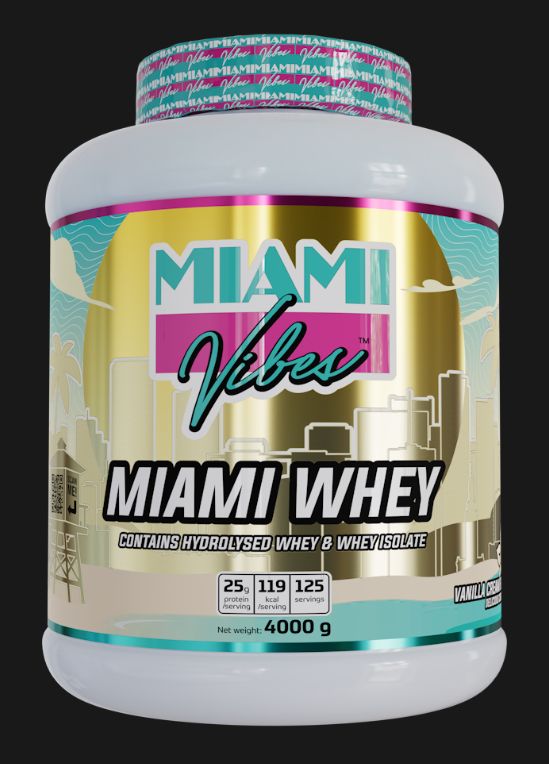 MIAMI WHEY 4000g (vanilla) - Miami Vibes