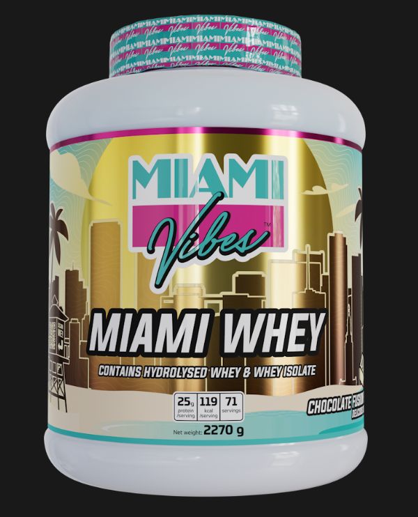 MIAMI WHEY 2270g (chocolate fusion) - Miami Vibes
